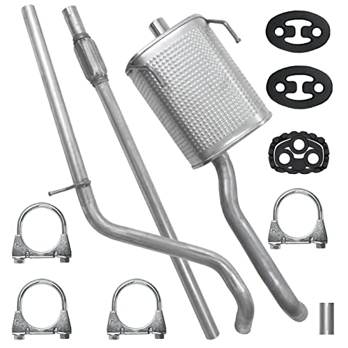 Schalldämpferset Auspuffanlage Auspuff für Fiat Panda 2 II 1.1 1.2