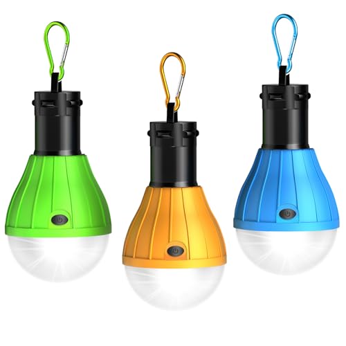 Camping Zubehör, Winzwon Campinglampe, Zeltlampe, Notfallleuchte LED Camping Laterne Batteriebetrieben, Geschenke für Kinder, Glühbirne Notlicht für Camping Angeln Stromausfall Notfall Hurricane