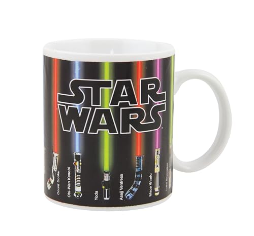 Paladone Star Wars Lichtschwert Farbwechsel Becher 290ml, mehrfarbig, PP3699SW