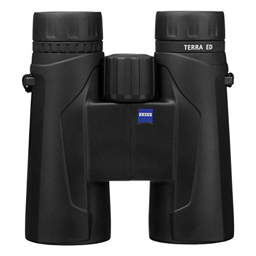 ZEISS Terra ED Fernglas 8x42 Wasserdicht und Schnelle Fokussierung mit beschichtetem Glas für optimale Klarheit bei Allen Wetterbedingungen für Vogelbeobachtung, Jagd, Sightseeing, Schwarz