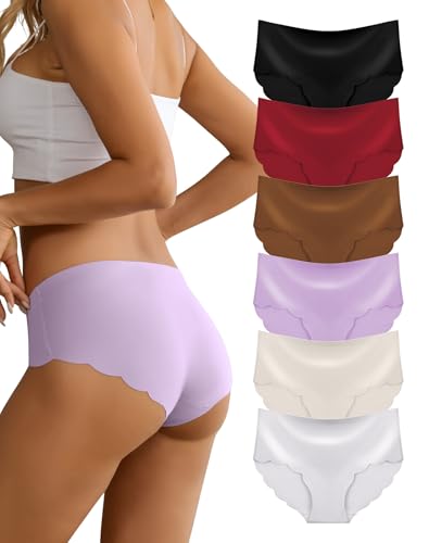 Dawnrole Unterhosen Damen Seamless Slips Nahtlo Hipster Unsichtbare Atmungsaktiv Bequeme Schlüpfer Unterwäsche Frauen