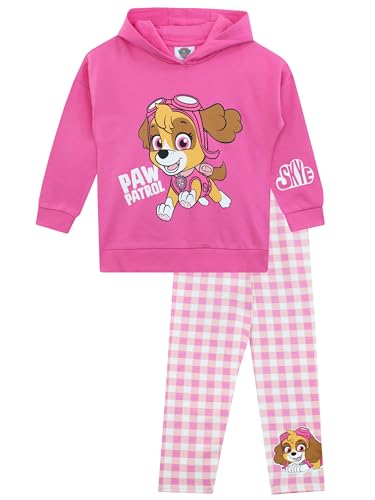 PAW PATROL Set Aus Sweatshirt Und Leggings | Skye Kinderkleidung | Mädchen Pullover Und Leggings Skye | Rosa 110