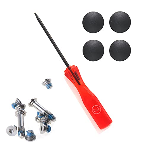 Padarsey 4 x GummifüÃŸe + 10 x schrauben + 1 x 5-Punkt-Pentalobe-Schraubendreher-Set, kompatibel mit MacBook Air A1370 A1369 A1465 A1466 27,9 cm 33 cm (11 Zoll) MacBook Air)