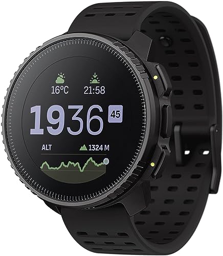 SUUNTO Vertical Abenteuer Uhr - GPS Smartwatch, Zweifrequenz GPS Navigation, Kostenlose Offline-Karten, mit Solarladung Akkulaufzeit bis zu 65 Tagen, Militärgeprüftes Gehäuse, 100m Wasserdichtigkeit
