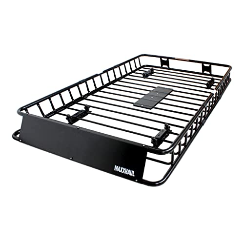 MaxxHaul 50506 robuster Universal-Dachträger aus Stahl, 162,6 x 99,1 x 15,2 cm, Schwarz