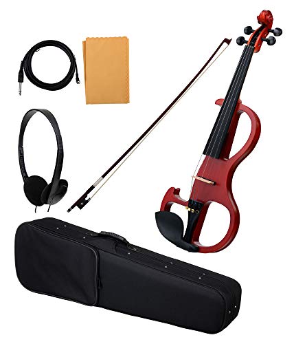 Classic Cantabile EV-90 E-Violine (E-Geige mit Tonabnehmer, Fichte/Ahorn/Ebenholz) natur matt