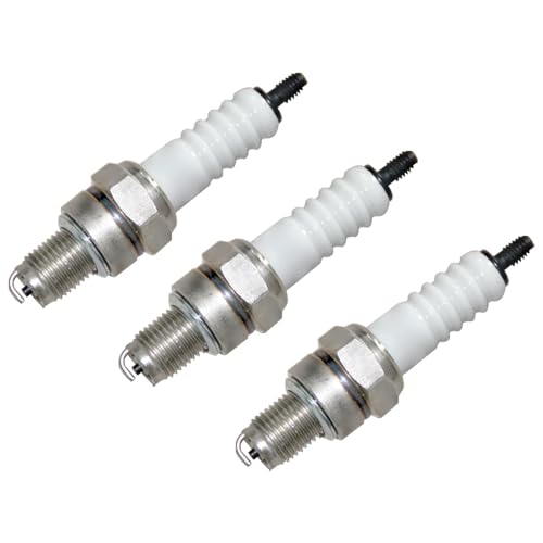 Bundle: 3 x Zündkerze für DENQBAR Motoren A7RTC CR7HSA Roller Quad GY6 50cc 125cc Benzhou