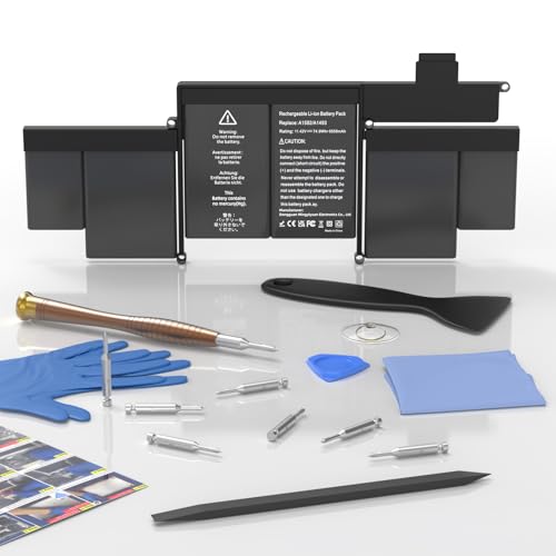 A1502 Ersatz-Akku, A1582 A1493 Akku für MacBook Pro Retina 13 Zoll Anfang 2015 Mitte 2014 Ende 2013 freigegebene Version Kapazität 11.42V 74.9Wh