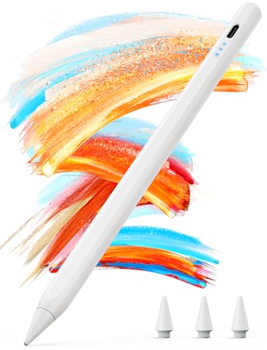 Kingone Stift für Apple iPad 2018-2025, 2X Schnellladung, kompatibel mit iPad 11/10/9/8/7/6, Pro M4/12.9/11/13
