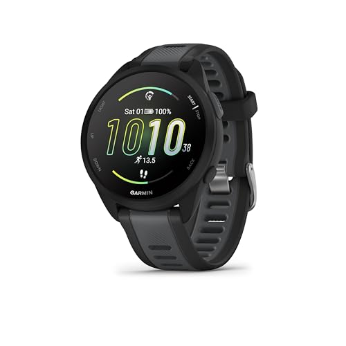 Garmin Forerunner 165 Music - leichte GPS Smartwatch zum Laufen, mit 1,2
