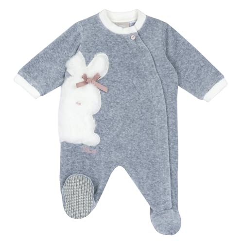 Chicco, Babystrampler Aus Warmem Und Weichem Nicki, Mit Praktischer Frontöffnung, Ideal Für Den Winter, Babykleidung für 0-24 Monate, Designed in Italy