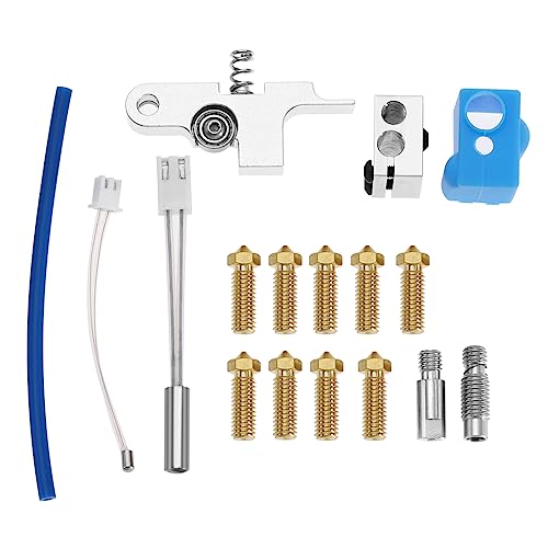 SG Store Set mit 18 Düsen für 3D-Drucker, kompatibel mit Prusa I3 MK2, kompatibel mit Artillery Sidewinder X1 4max Pro für Extruder aus Titanlegierung E3D