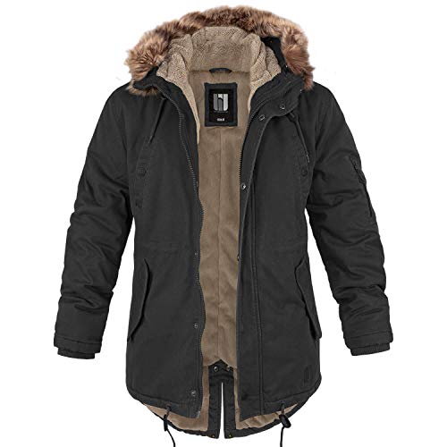 bw-online-shop Winterparka Fishtail mit Futter schwarz - M