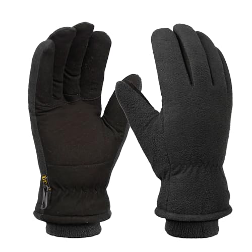 DLY Winterhandschuhe für Herren & Damen - wasserdichte Skihandschuhe, Thermo Fahrradhandschuhe, rutschfeste Motorradhandschuhe mit Warmem Futter für Reiten, Laufen, Wandern, Radfahren bei Kälte