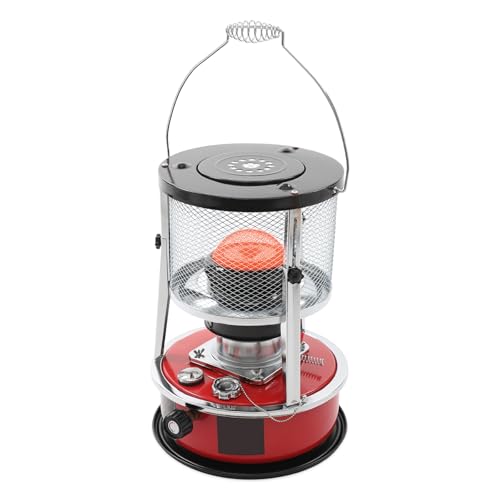 HUOMMGS Petroleumheizung Gerät 8000 BTU Petroleum Heizung mit 5,2L Tank Liefert 18 Std Wärme Camping Petroleumofen Tragbarer Campingheizung Zeltheizung Petroleumofen für Innenräume