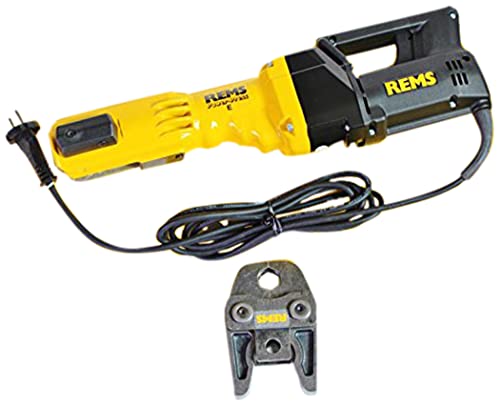 REMS Pressmaschine Power Press E SE + 3 Pressbacken Presszangen V M Heizung