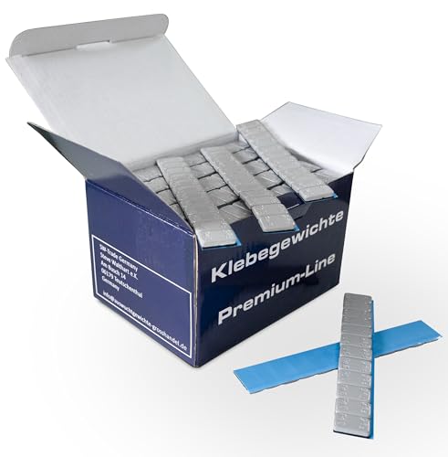 6kg Klebegewichte Wuchtgewichte 100 St. Riegel 12xKg Beschichtet Kleberiegel mit Abrisskante Auswuchtgewichte für Stahlfelgen & Alufelgen - Kunststoffbeschichtet FE-Klebegewichte