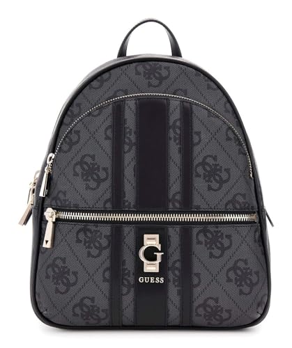 GUESS Rucksack Freizeitrucksack Erenia Backpack Coal Logo dunkelgrau