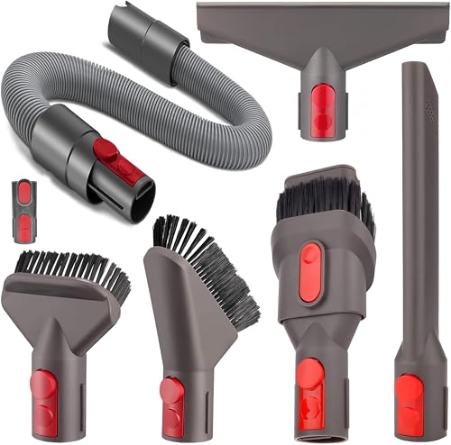 7 Stück Staubsauger Zubehör-Set für Dyson, für Dyson V7 V8 V10 V11 und V15, Dtaubsauger Ersatzteile Aufsatz für Ersatz Bürste kompatibel mit Staubsauger, für Zuhause, Büro, Autositze