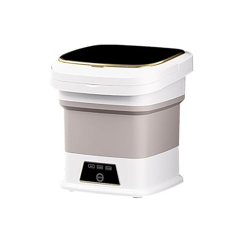 Mini Waschmaschine,13L Miniwaschmaschine Camping Waschmaschine Klein mit Abnehmbarer Trockenkorb 3 Modi Tiefenreinigung Portable Mini Washing Machine,Reisewaschmaschine für Unterwäsche, Babykleidung