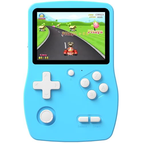 Aojiao 32 Bit Handheld Spielkonsolen für Kinder mit 139 Videospiele, Tragbarer Gaming-Player mit 3.0