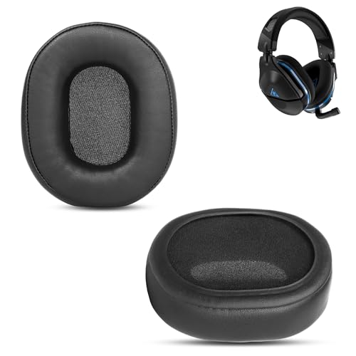 Stealth 700 Ohrpolster, HAIZEEN Ohrpolster kompatibel mit Turtle Beach Stealth 600 700 Xbox PS4 Stealth 420X 450 520 500P 500X Kopfhörern Ohrpolster Ersatzkissen (Proteinleder/Memory Foam)