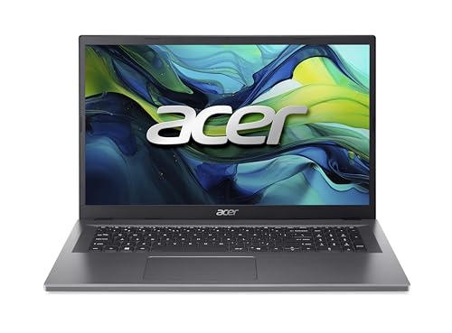 Acer Aspire Go 17 (AG17-31P-3285) Laptop, 17 Inch FHD IPS Display, Intel Core 3 N355, 8 GB RAM, 512 GB SSD, Intel Graphics, Windows 11, QWERTZ Keyboard, Grey