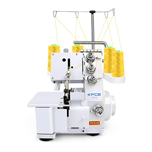 KPCB Tech Overlocker Nähmaschine 3-4 Faden Overlock mit Zubehör Kits