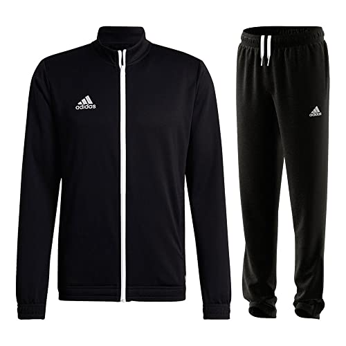 adidas Fußball Entrada 22 Trainingsanzug Jacke Hose Herren schwarz Gr XXL