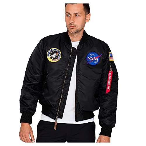 Alpha Industries MA-1 VF NASA Bomberjacke für Herren Black