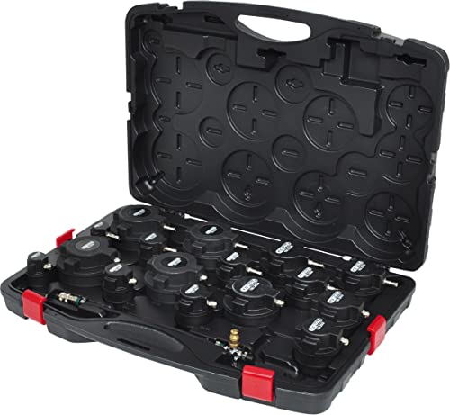 KS Tools 150.2520 Turbolader-Ladeluft-System-Prüfkoffer-Satz, 17-tlg