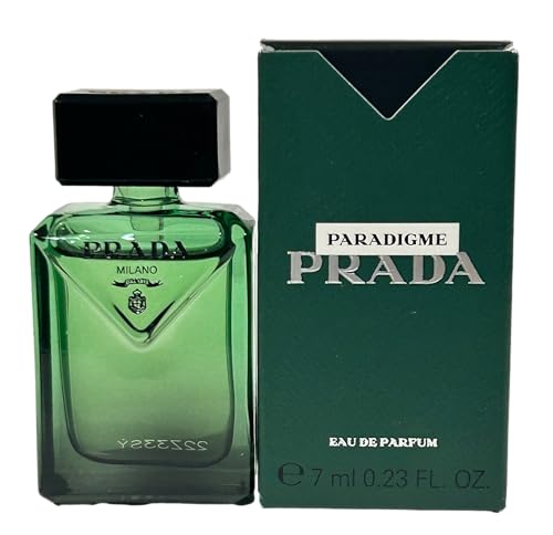 Prada Paradigme Eau de Parfum für Herren, Splash On Mini, klein, Reisegröße, 7 ml (7663)