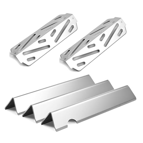 Genesis II Grill-Ersatzteile Flavorizer Bars Hitzeschutz für Weber Genesis II E-210 S-210 GS4 Grillteile Genesis II LX E-240 S-240 Grillteil 66794 Flavor Bars 66039 Genesis II 200 Serie