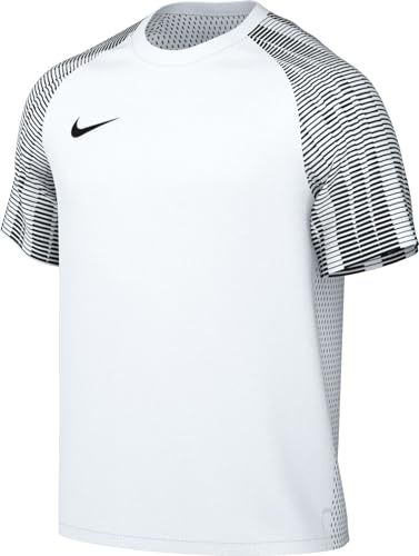 NIKE DH8031-104 M NK DF Academy JSY SS T-Shirt Herren White/Black/Black Größe L