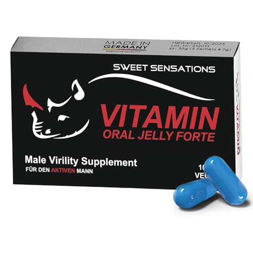 VITAMIN JELLY Original – Jetzt auch als Kapsel – 4 HT Enzyme Mikronährstoffkomplex – Für den Mann – 4er Pack