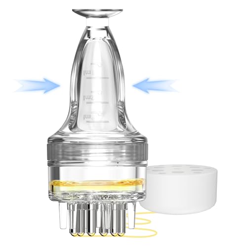 Minoxidil Applikator, schnell und effizient, kein unordentliches Haarserum, kleiner Minoxidil-Applikator, Haarapplikatorflasche, Minoxidil-Pinsel, Kopfhautapplikator, Kamm, gewidmet für Minoxidil