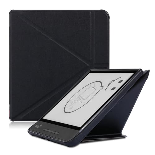 Hülle für Tolino Epos 2 8 Zoll Cover Schutzhülle mit Auto Sleep/Wake und Magnetverschluss Kompatibel mit Tolino Epos2 8 Zoll (Schwarz)