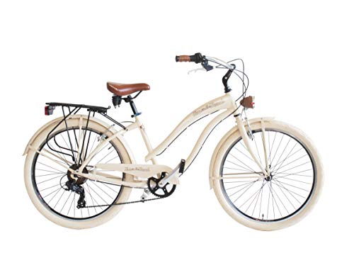 Via Veneto Cruiser, Aluminiumrahmen, 6 Gänge, 26 Räder von Airbici - beige