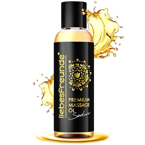 Liebesfreunde® Massageöl PREMIUM für genussvolle Massagen - Erotik Massage Öl, 150 ml