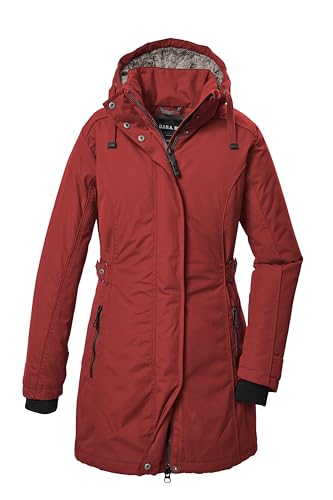 G.I.G.A. DX Damen Funktionsparka/Parka wasserdicht mit abzippbarer Kapuze GW 70 WMN PRK, dunkel feuerrot, 40, 41863-000