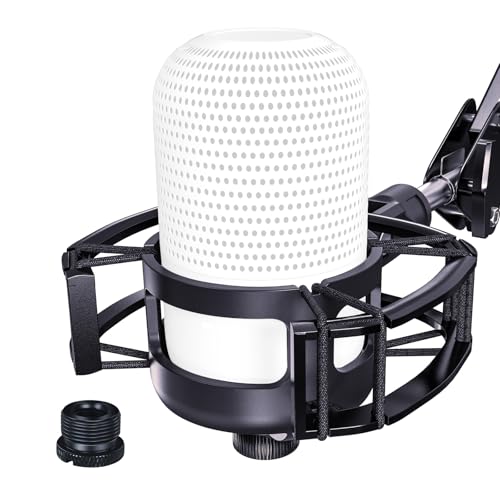 Maßgeschneidert für Razer Seiren Mini Stoßdämpferhalterung, vibrationsdämpfende Aufhängung Elastische Stoßdämpferhalterung Clip-Mikrofonständer Kompatibel mit Razer Seiren Mini Mikrofon