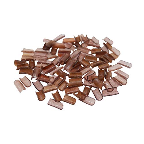 100 Keratinbondings braun I Vielseitige Anwendung I Wiederverwendbare Bondings I Geeignet für Tressen I Optimale Größe I Sicherer Halt