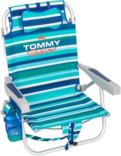 Tommy Bahama Strandkorb, gestreift, Aluminium, Mehrfarbig, 70 cm
