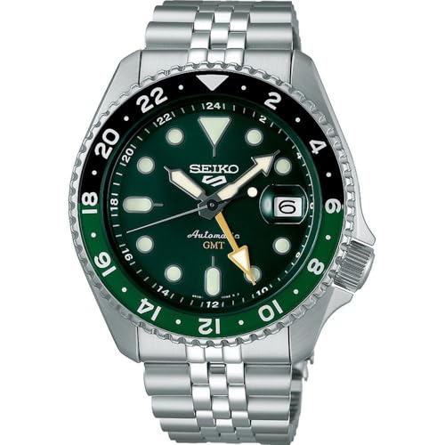 Seiko Montre 5 Sports GMT Automatique Cadran Vert