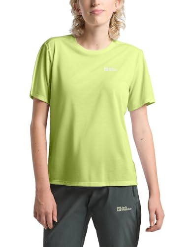 Jack Wolfskin Damen Vonnan S/S W T-Shirt, Cool Matcha, L EU