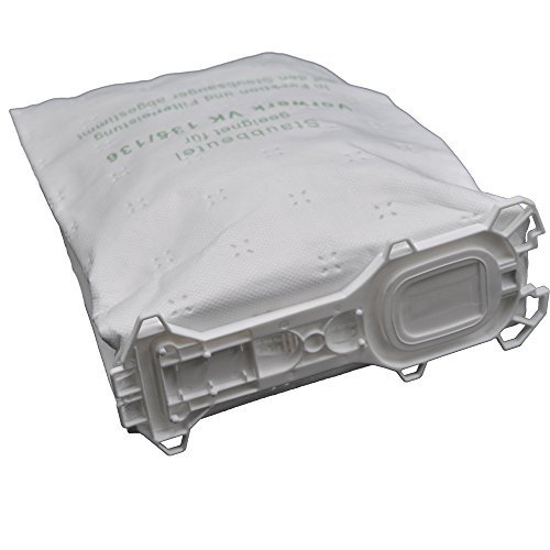 FSProdukte 12 Premium Staubsaugerbeutel kompatibel mit Vorwerk Kobold VK 135 136 135SC VK135 VK136 FP135 FP136 FP135 SC