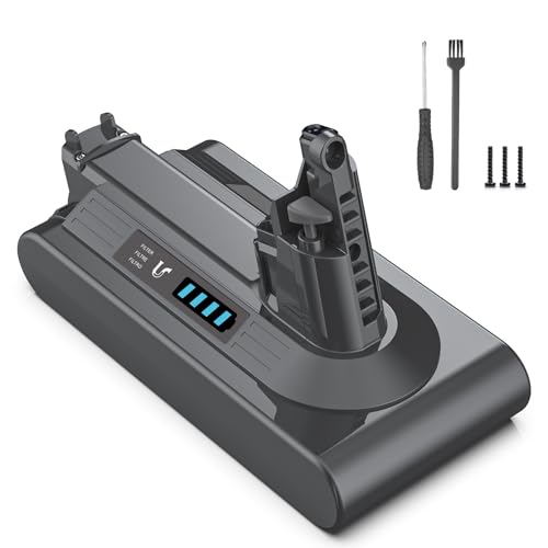 Keenstone 8000mAh Akku für Dyson V10 Animal V10 Absolute V10 Motörhead V10 Fluffy V10 Total Clean SV12 Staubsauger