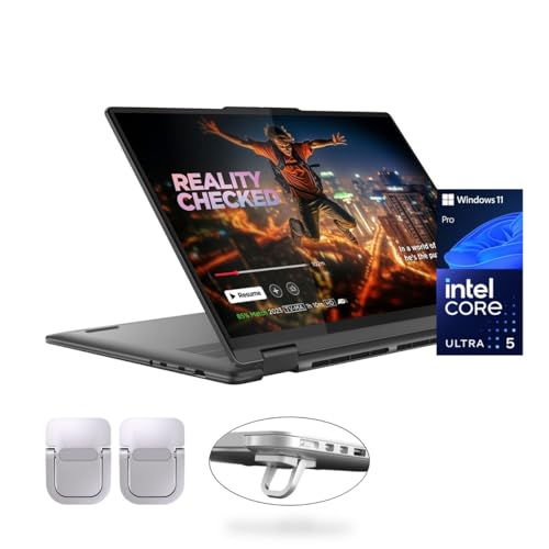 Lenovo Yoga 7i 2-in-1 Laptop, 16 Zoll 2K Touchscreen, Core Ultra 5 125U (Beats i7-1355U), 16GB LPDDR5X, 1TB SSD, 300 Nits, Hintergrundbeleuchtung, TB4, HDMI 2.1, FP, WiFi 6E, Webcam, PDG Portable