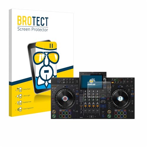 BROTECT Schutzglas für Pioneer XDJ-AZ Schutzfolie Panzer Folie Glas Displayschutz Made in Germany [Extrem Kratzfest 9H, Anti-Fingerprint,Transparent]