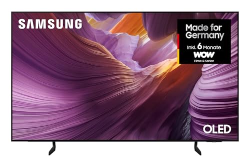 Samsung OLED 4K S85F 65 Zoll (163 cm) UHD Fernseher, NQ4 AI Gen2 Prozessor,4K Upscaling, OLED HDR, Farben Pantone validiert, Dolby Atmos, Gaming-Hub, Knox Security, Samsung Vision AI Smart TV (2025)